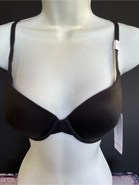 Calvin Klein Black Perfectly Fit Modern T-shirt Bra 30D new with tags